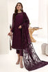 ZARIF CHIFFON EMBROIDERED UNSTITCHED 3PC SUIT | KPA0072