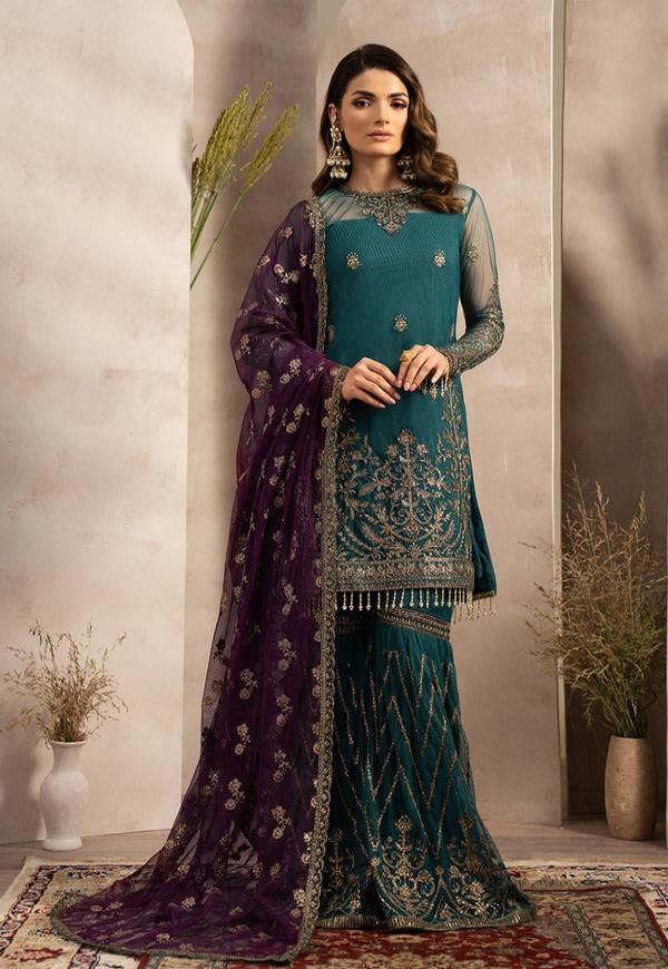 ZARIF NAQSH CHIFFON EMBROIDERED UNSTITCHED 3PC