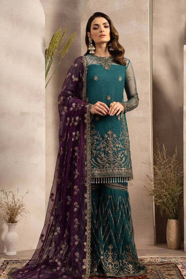 ZARIF NAQSH CHIFFON EMBROIDERED UNSTITCHED 3PC