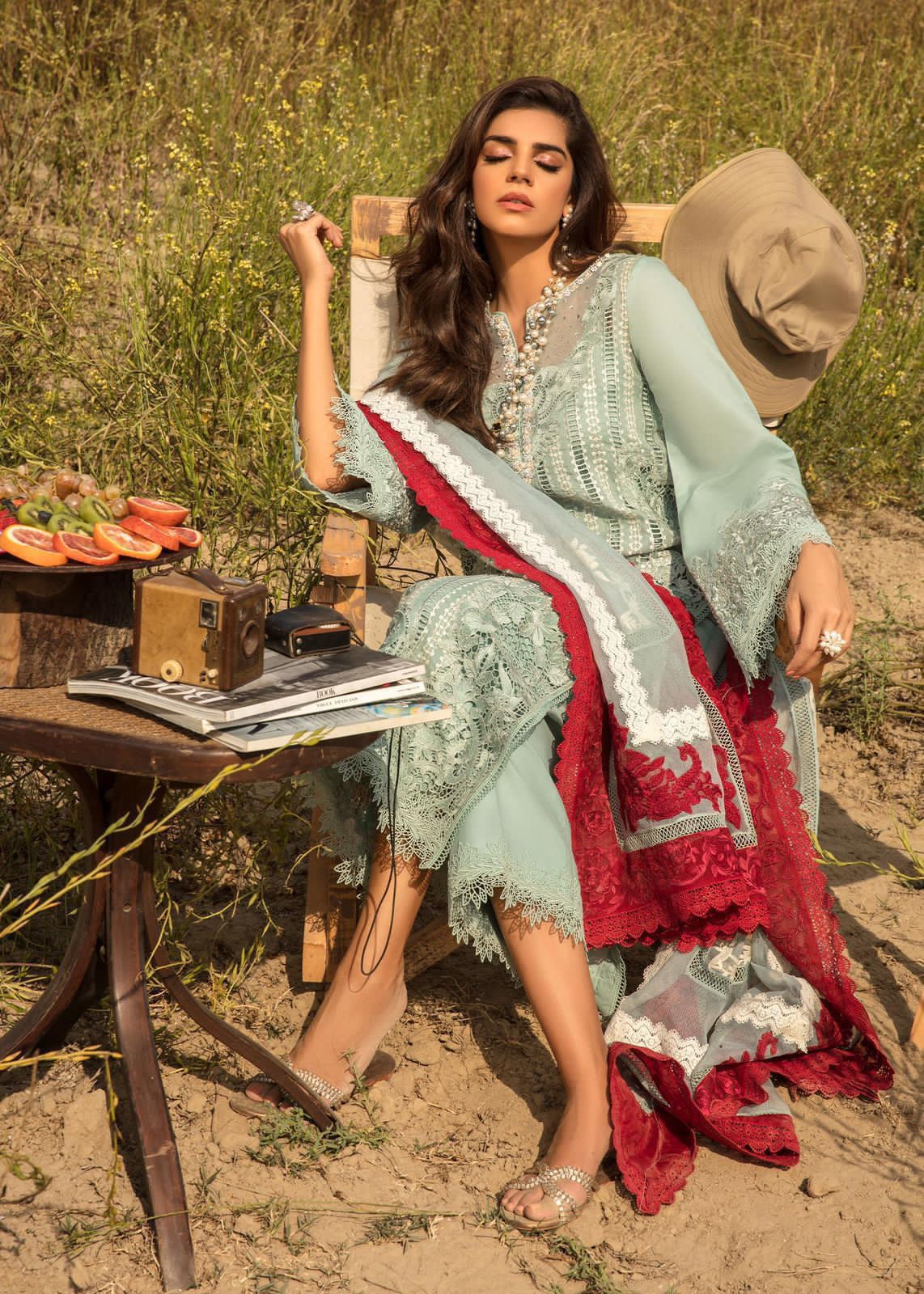 CRIMSON BY SAIRA SHAKIRA SUMMER LUXURY LAWN COLLECTION UNSTITCHED 3pc.