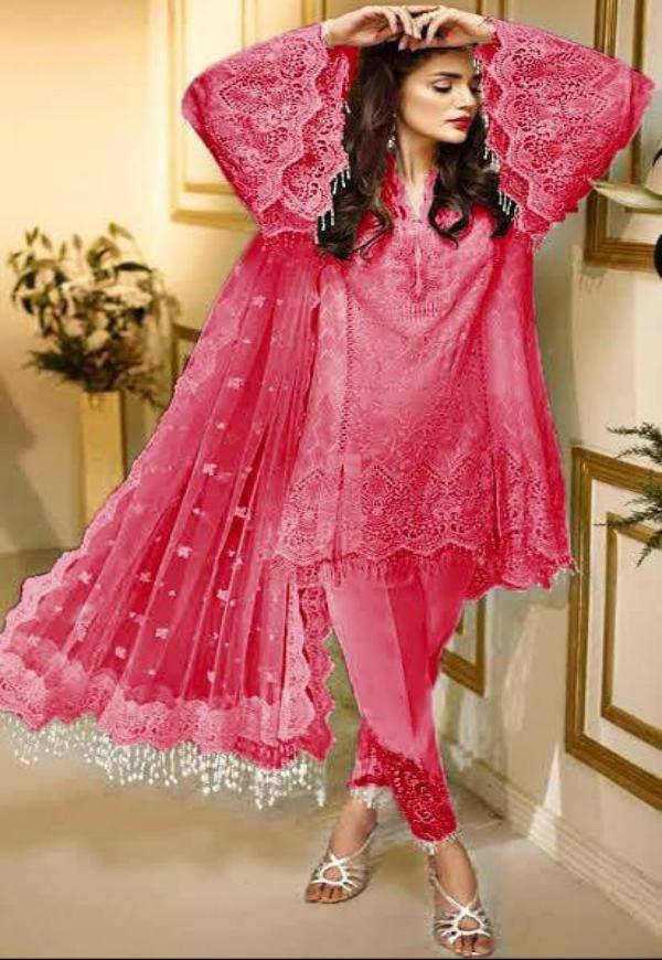 ANAYA NET HEAVY EMBROIDERED UNSTITCHED 3PC