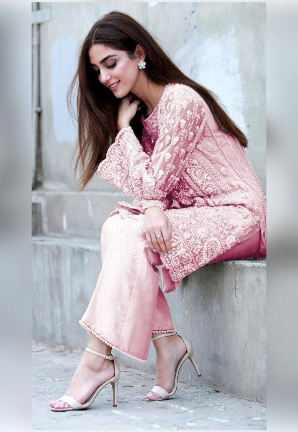 MAYA ALI PARTY WEAR UNSTICHED 3PC