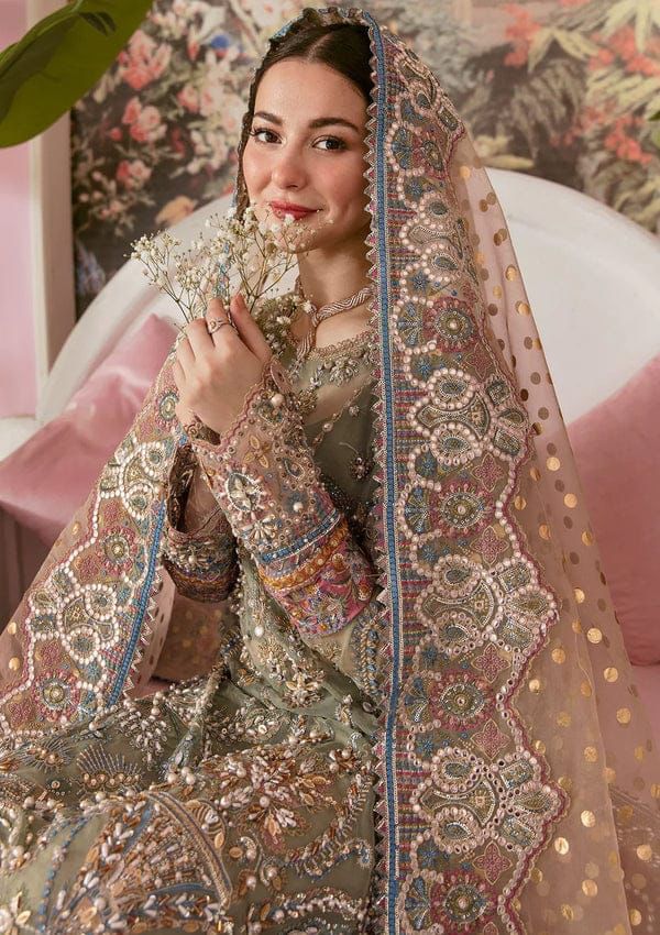 ELAF LUXURY WEDDING ORGANZA UNSTICHED 3pc