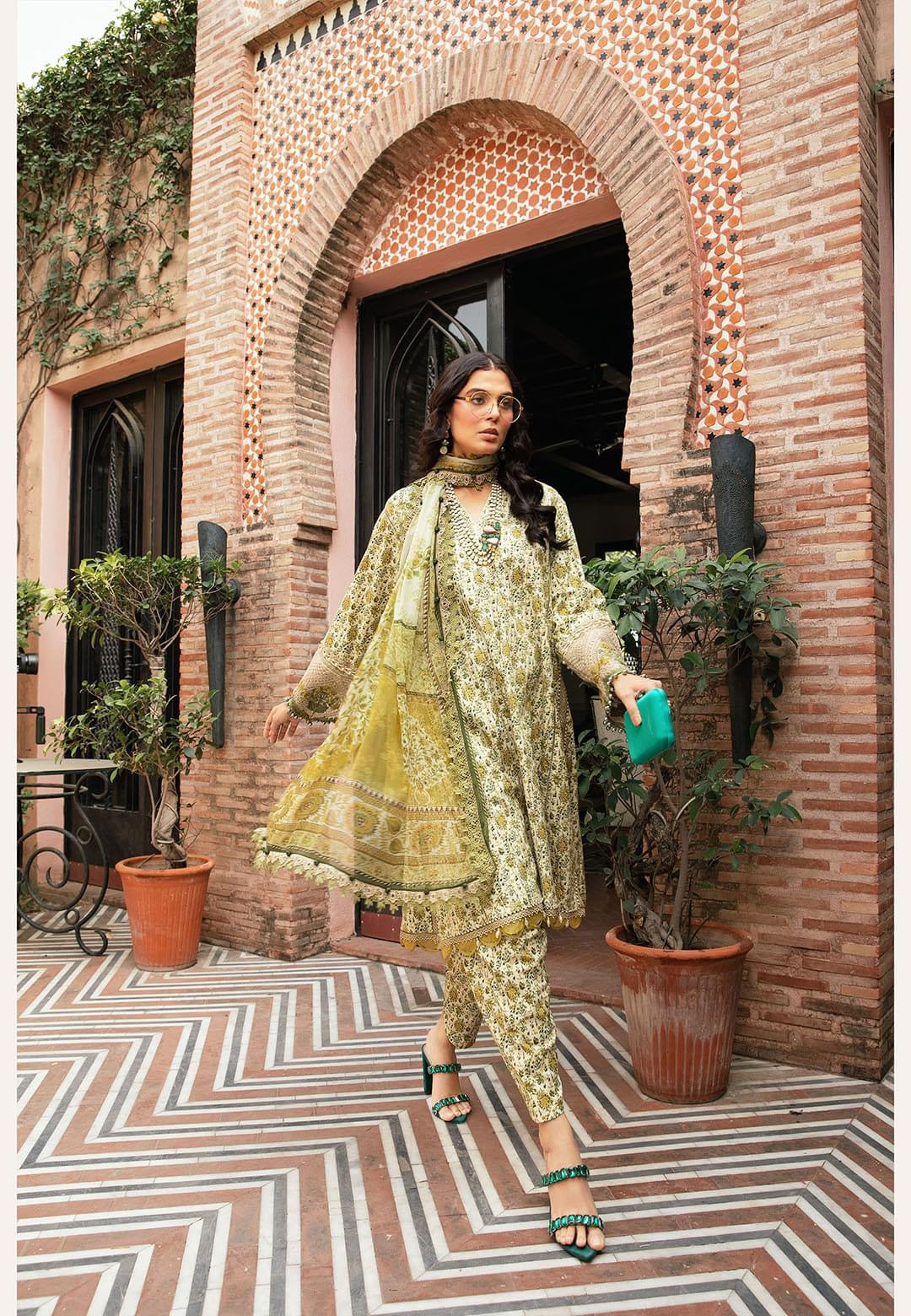 MARIA.B  Unstitched Printed Suit | MPT-2207-B 3pc